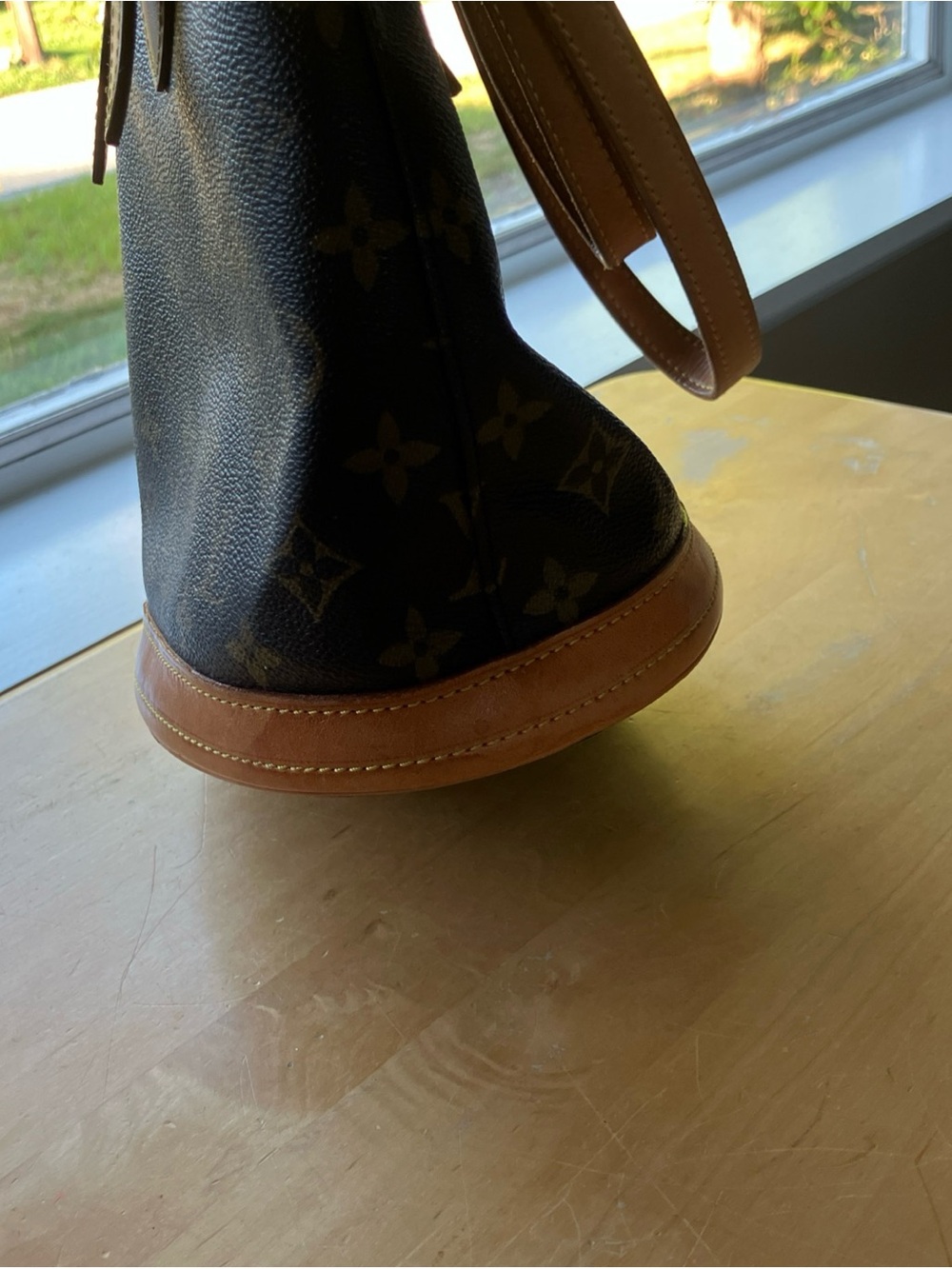 Louis Vuitton Monogram Bucket Bag in Brown and Tan - Picture 7 of 16